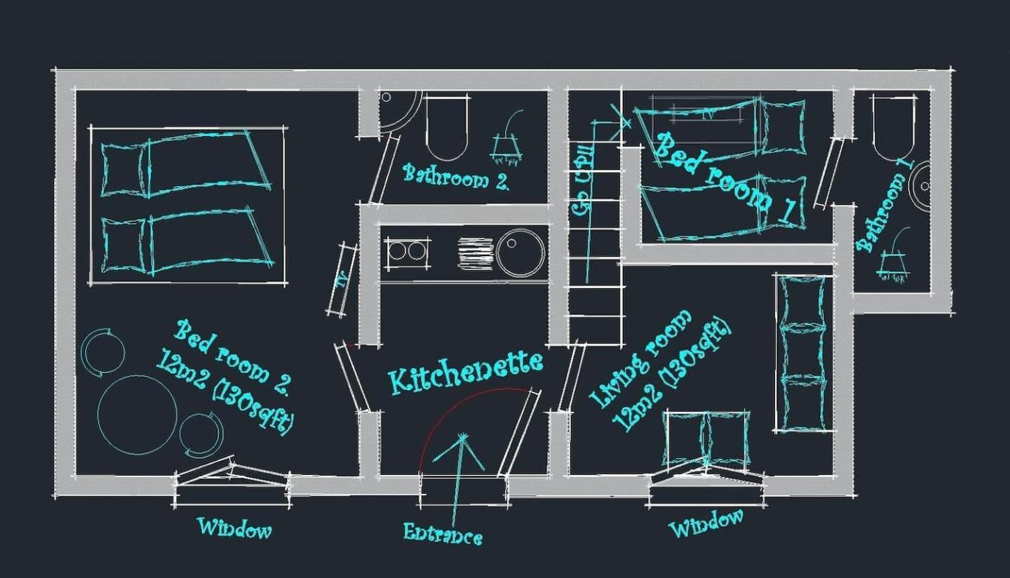 Vintage Downtown Escape 2 Baths 2 Beds * Budapest